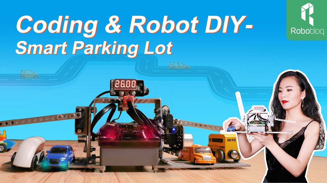 Scratch Coding Class: DIY a Smart Parking Robot with Q-scout