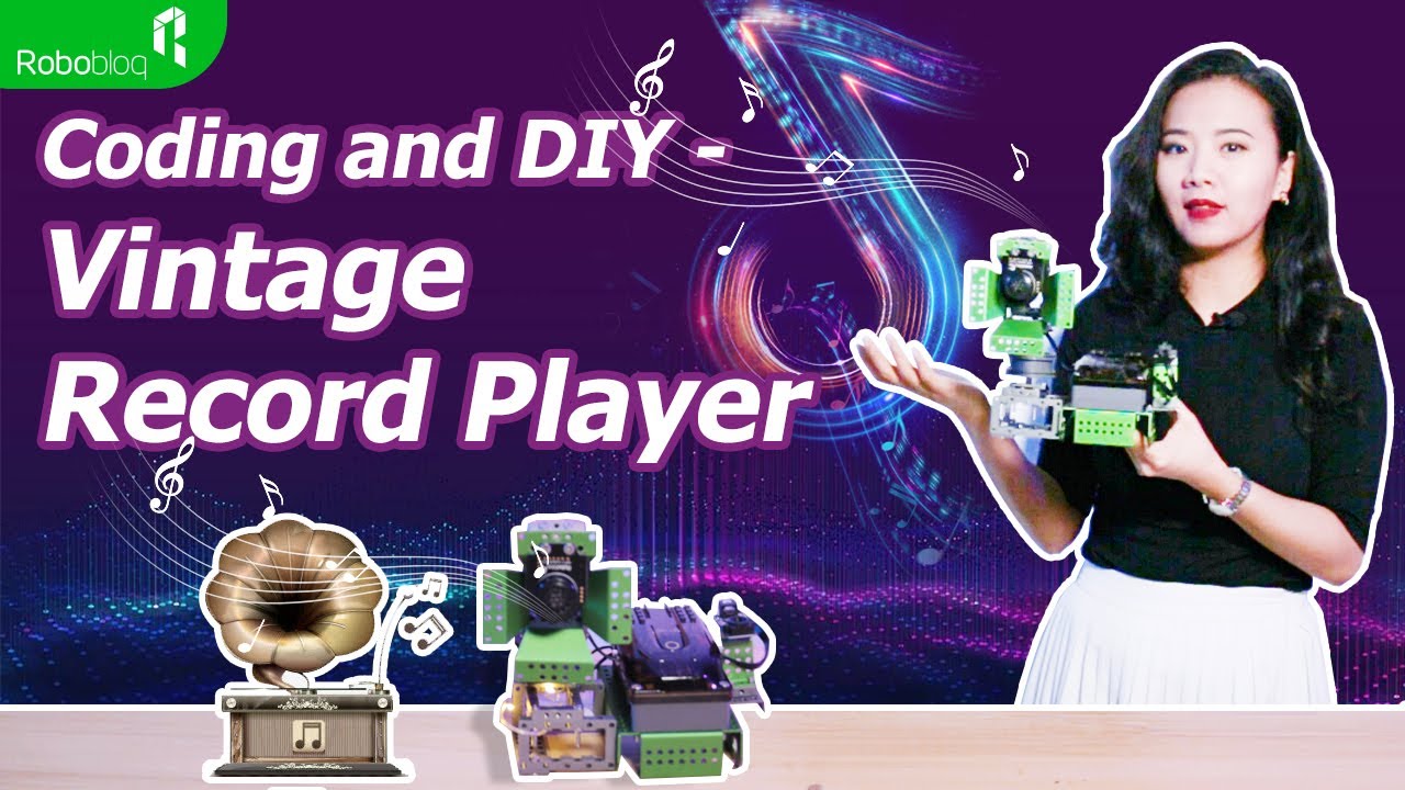Scratch Coding Class: DIY a Vintage Record Player Robot