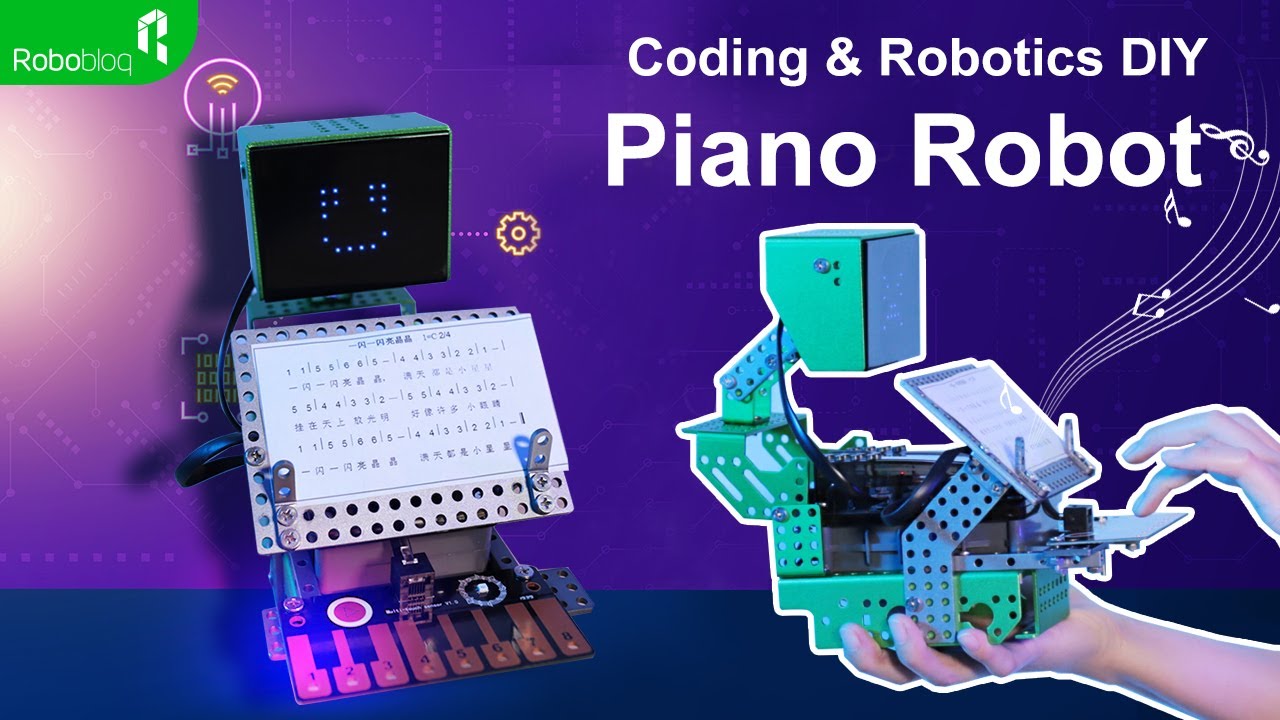 Scratch Coding Class: DIY a Musical Robot with Q-Scout – Robobloq